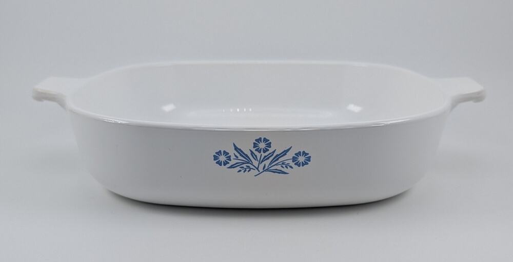 VTG Corning Ware P-9-B Blue Cornflower 9" Casserole Baking Dish USA NO LID